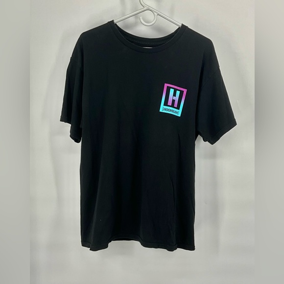 Hooliganism Cotton Black T-Shirt with Logo L - Picture 1 of 3